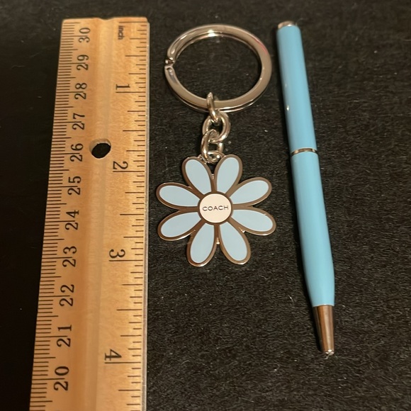 Coach Flower Keychain and Pen Set - Picture 5 of 5